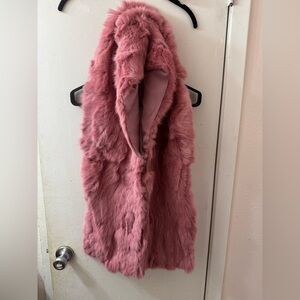 Pink Faux Fur Wrap/Shawl by Jennyfer J // NWT
